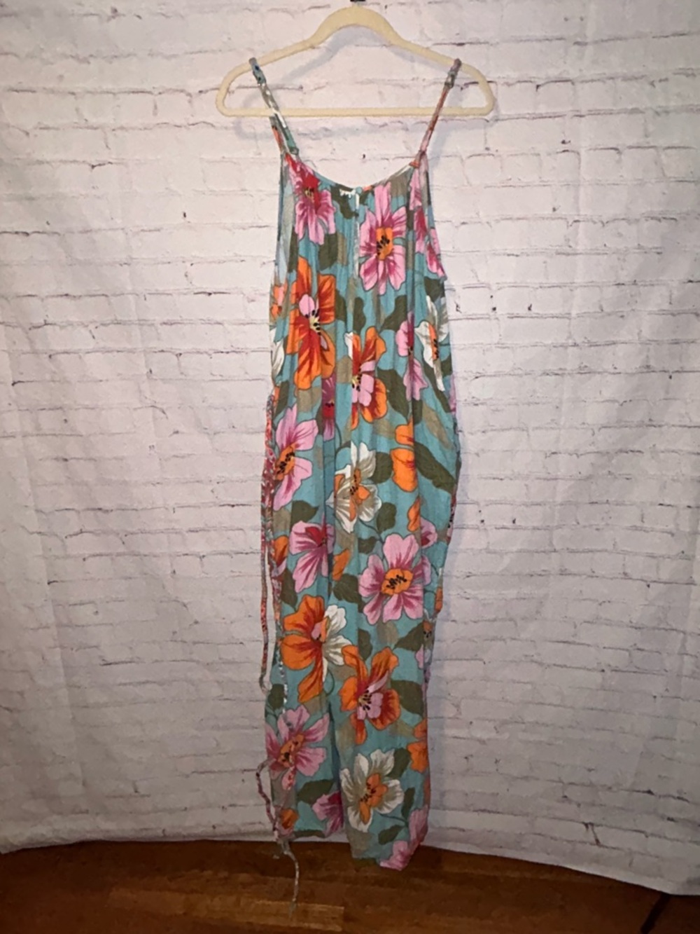 Lane Bryant Gauze Braided-Detail Wide Leg Jumpsuit size 22-24P - Picture 6 of 12
